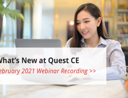 What’s New At Quest CE – February